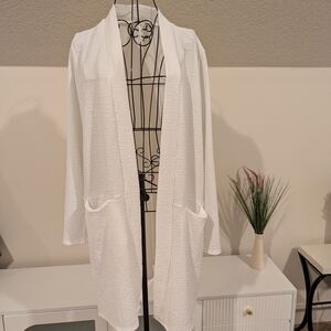 Gauzy Open Front Cardigan